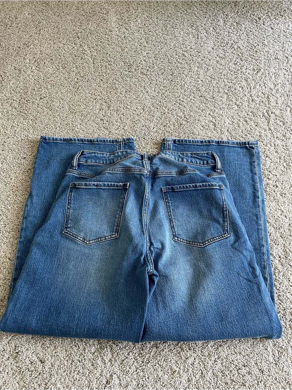 Quince Jeans Womens Size 32 Blue Denim Bella Stretch Relaxed Straight - Picture 7 of 7